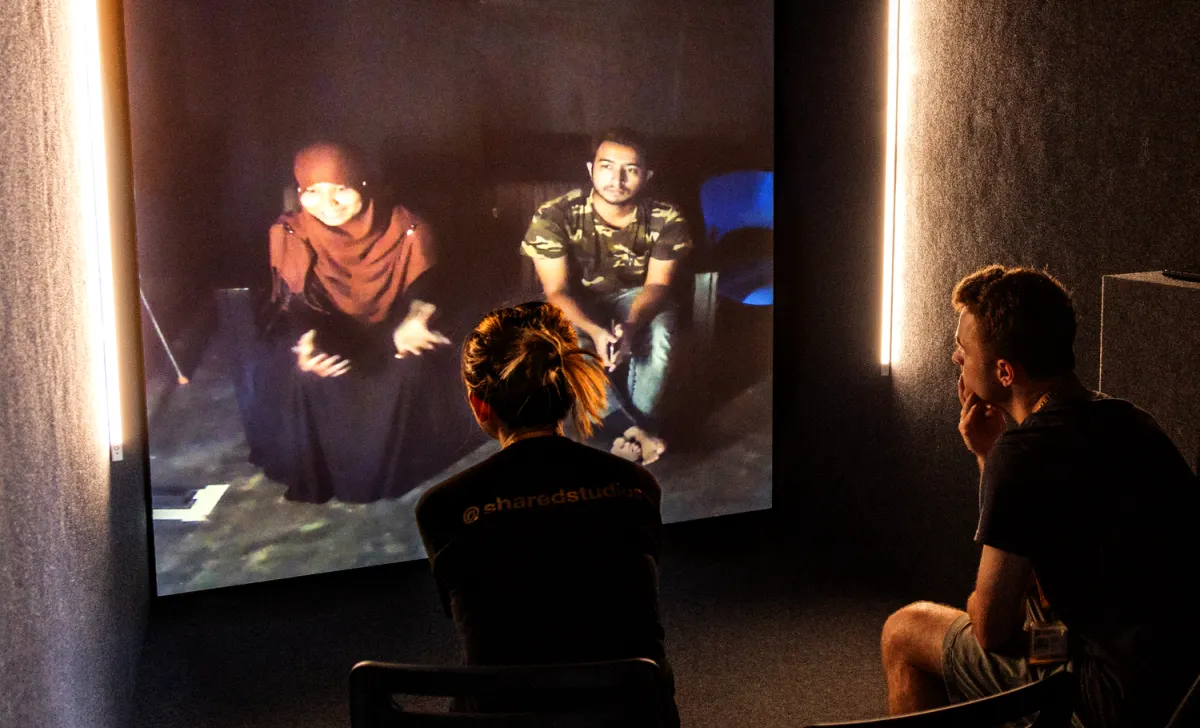 A life-size encounter through a Portal between Gaza and France